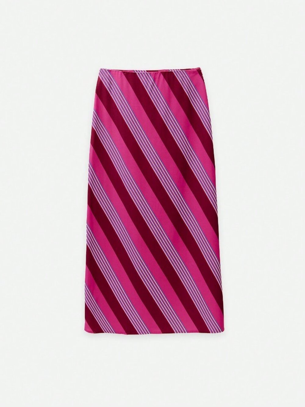 Multicolor Casual Women's Striped Maxi Skirt. - Picture 6 of 9